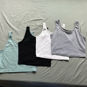 NWOT cropped tank tops